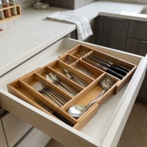 جاقاشقی کشویی چوبی داخل کابینت