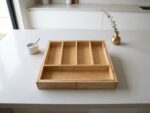 جاقاشق چنگالی کشویی چوبی داخل کابینت
