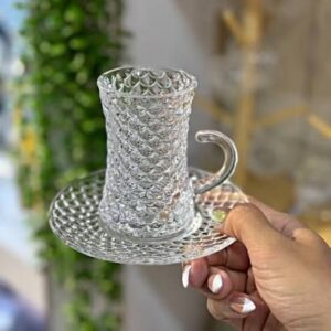 استکان ونعلبکی دلی گلس ۴۱۵C