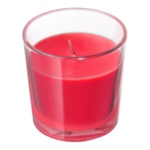 شمع معطر ایکیا مدل SINNLIG سایز ۹ سانتی متری