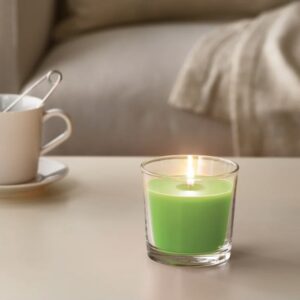 شمع معطر ایکیا مدل SINNLIG رایحه سیب و گلابی - تصویر 2