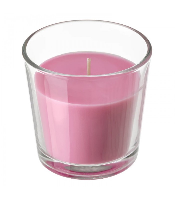 شمع معطر ایکیا مدل SINNLIG با رایحه گیلاس شمع معطر ایکیا مدل SINNLIG با رایحه گیلاس