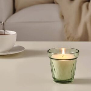 شمع معطر ایکیا مدل VALDOFT رایحه شبنم و گیاه - تصویر 2