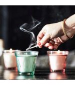 شمع معطر ایکیا مدل VALDOFT رایحه شبنم و گیاه - تصویر 6