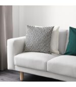 کاور کوسن ایکیا مدل YPPERLIG طرح سیاه و سفید - تصویر 2