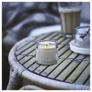 شمع معطر ایکیا مدل JÄMLIK وانیلی - تصویر 2
