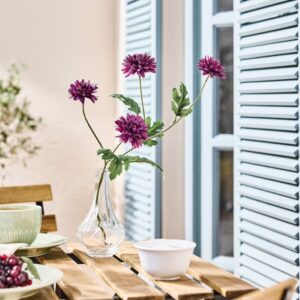 شاخه گل داوودی یاسی ایکیا مدل SMYCKA - تصویر 2