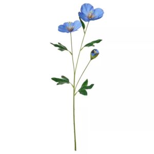 شاخه گل شقایق آبی ایکیا مدل SMYCKA