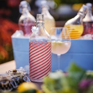 بطری ۱ لیتری ایکیا مدل KORKEN طرح قرمز - تصویر 2