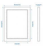 قاب عکس ایکیا مدل FISKBO سفید سایز 13x18 - تصویر 4