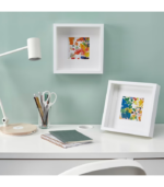 قاب عکس ایکیا مدل SANNAHED رنگ سفید سایز 25x25 - تصویر 2