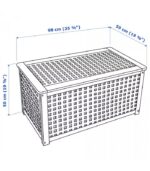 میز جلو مبلی ایکیا مدل HOL با ابعاد 98x50سانتی‌متر - تصویر 6