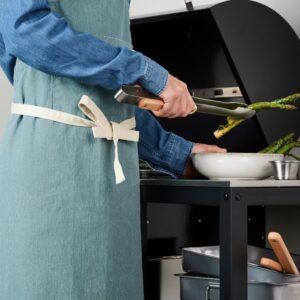 پیش بند آشپزخانه ایکیا مدل GRILLTIDER رنگ فیروزه ایی تیره - تصویر 2