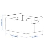 باکس ذخیره سازی ایکیا مدل BESTÅ سایز 25x31x15 - تصویر 5