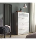 دراور 4 کشو ایکیا مدل BRIMNES سایز 78x46x124 - تصویر 3
