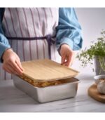 درب بامبو ظرف نگهدارنده ایکیا مدل IKEA 365+سایز32x21 - تصویر 4