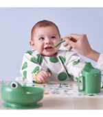 پیشبند کودک ایکیا مدل KLADDIG سفید و سبز - تصویر 2