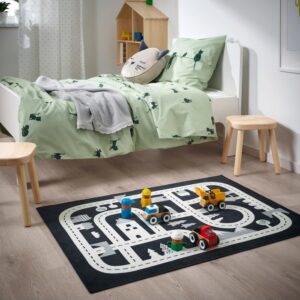 قالیچه اتاق کودک ایکیا مدل MARKKRYPARE سایز 74x100 - تصویر 2