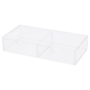 باکس لوازم آرایش شفاف ایکیا مدل MOJAN سایز 25x12