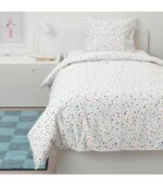 روتختی یک نفره ایکیا مدل MÖJLIGHET طرح موزاییکی 150x200 سانتی‌متر - تصویر 4