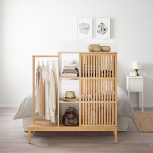 کمد لباسی ایکیا مدل NORDKISA سایز 120x123 - تصویر 2