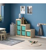 فریم چوبی نظم دهنده ایکیا مدل TROFAST سایز 94x44x91 - تصویر 5