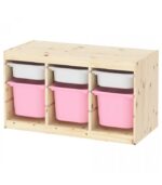 فریم چوبی نظم دهنده ایکیا مدل TROFAST سایز 93x52 - تصویر 4