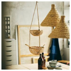 آویز حصیری ۲ طبقه ایکیا مدل MÄVINN - تصویر 2
