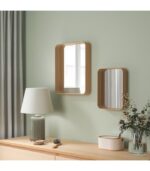 آینه دور چوبی ایکیا مدل DVÄRGSYREN سایز 28x37 - تصویر 3