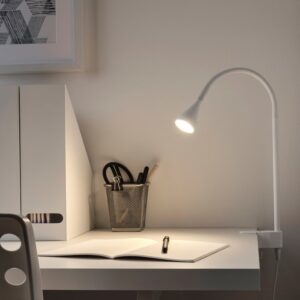 چراغ دیواری و گیره‌دار LED ایکیا مدل NAVLINGE سفید - تصویر 2