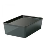 باکس دودی شفاف ایکیا مدل KUGGIS سایز 18x26x8