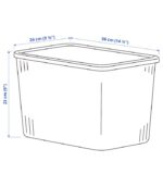 باکس در دار ایکیا مدل RYKTA ابعاد 24x36x23 - تصویر 6