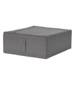 باکس ذخیره سازی ایکیا مدل SKUBB سایز44x55x19 خاکستری تیره