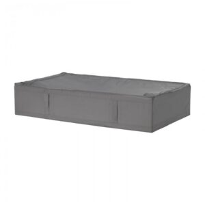 باکس ذخیره سازی ایکیا مدل SKUBB سایز 93x55x19 خاکستری تیره