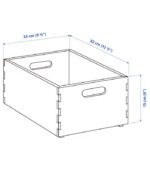 باکس چوبی ایکیا مدل UPPDATERA سایز 24x32x15 - تصویر 6