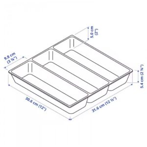 نظم دهنده کشو ایکیا مدل UPPDATERA سایز 32x31 - تصویر 2
