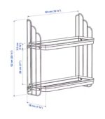 شلف دیواری ایکیا مدل APOTEKARE سایز 50x52 - تصویر 6