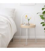میز کنار مبلی ایکیا مدل BURVIK رنگ سفید - تصویر 2