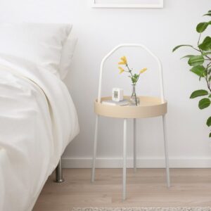 میز کنار مبلی ایکیا مدل BURVIK رنگ سفید - تصویر 2