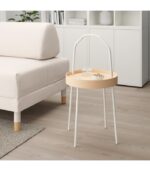 میز کنار مبلی ایکیا مدل BURVIK رنگ سفید - تصویر 3