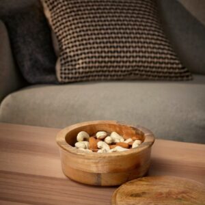 کاسه چوبی در دار ایکیا مدل AROMATISK - تصویر 2