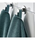 حوله حمام ایکیا مدل FREDRIKSJON سایز 100x150 فیروزه ایی تیره - تصویر 4