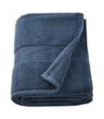 حوله حمام ایکیا مدل FREDRIKSJON سایز 100x150 آبی تیره