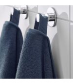 حوله حمام ایکیا مدل FREDRIKSJON سایز 100x150 آبی تیره - تصویر 3