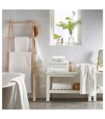 حوله ایکیا مدل SALVIKEN سایز 100x150 رنگ سفید - تصویر 2