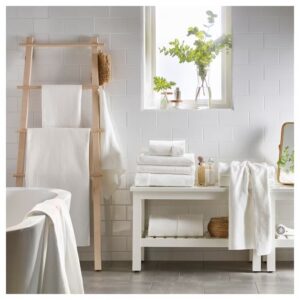 حوله ایکیا مدل SALVIKEN سایز 100x150 رنگ سفید - تصویر 2