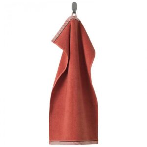 حوله دست ایکیا مدل VIKFJÄRD سایز 40x70 سانتی متر رنگ قرمز