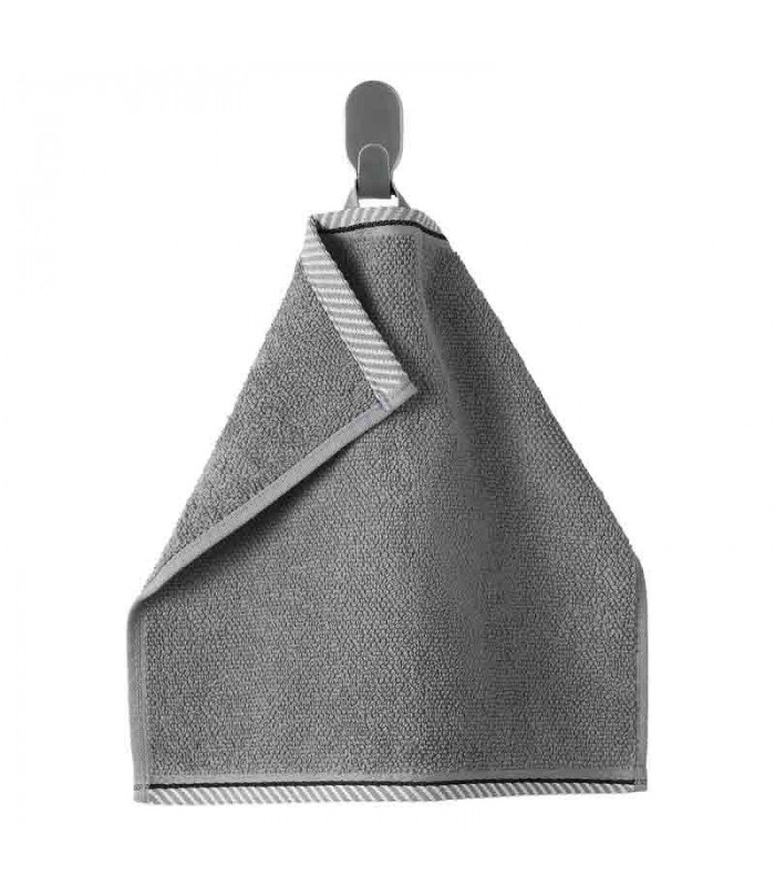 حوله دست ایکیا مدل VIKFJÄRD رنگ خاکستری سایز 30x30 حوله دست ایکیا مدل VIKFJÄRD رنگ خاکستری سایز 30x30