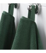 حوله دست ایکیا مدل VIKFJÄRD رنگ سبز سایز 30x30 - تصویر 2