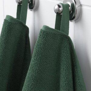 حوله دست ایکیا مدل VIKFJÄRD رنگ سبز سایز 30x30 - تصویر 2